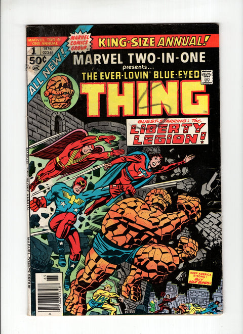 Marvel Two-in-One, Vol. 1 Annual #1 (1976) Marvel Comics 1976