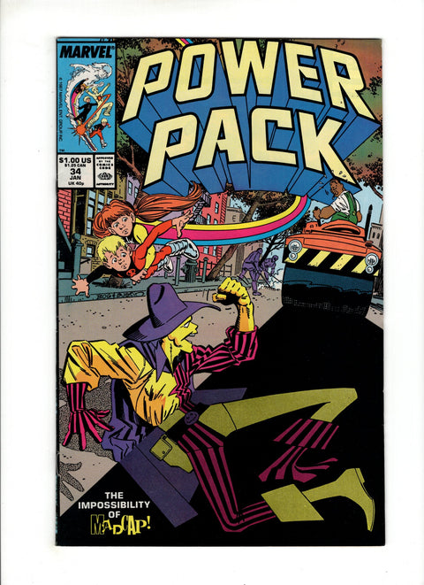 Power Pack, Vol. 1 #34 (1988) Marvel Comics 1988