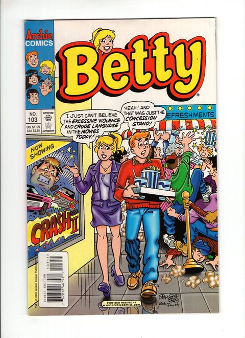 Betty #103B (2001) Newsstand  Archie Comic Publications 2001