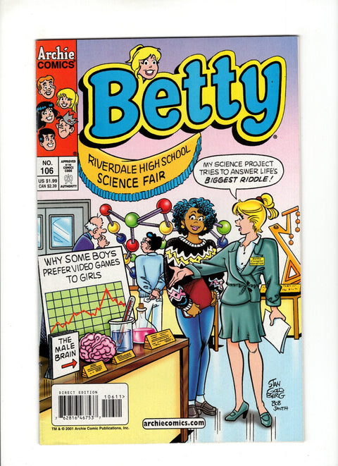 Betty #106B (2002) Newsstand  Archie Comic Publications 2002