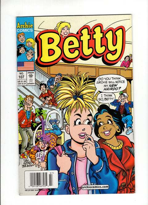 Betty #107B (2002) Newsstand Archie Comic Publications 2002