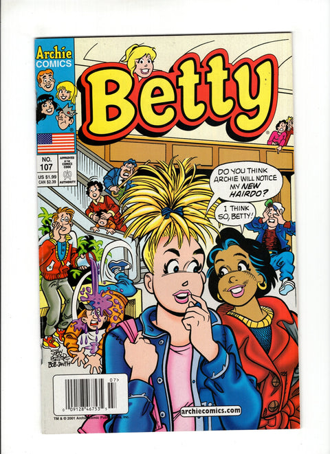 Betty #107B (2002) Newsstand  Archie Comic Publications 2002