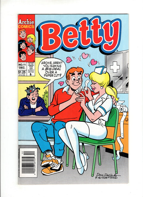 Betty #11B (1993) Newsstand Archie Comic Publications 1993
