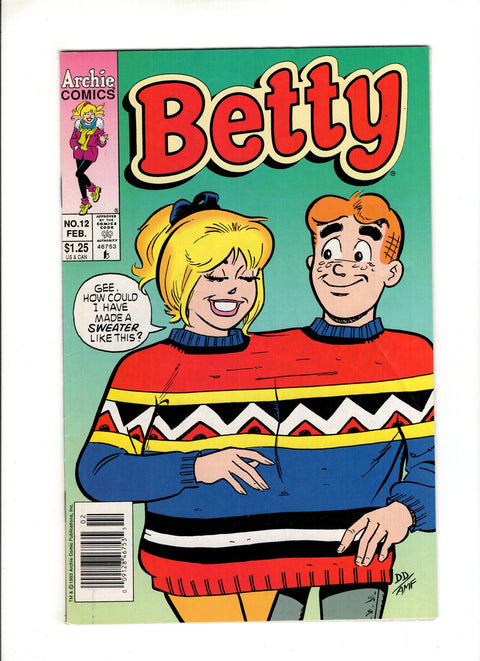 Betty #12B (1994) Newsstand  Archie Comic Publications 1994