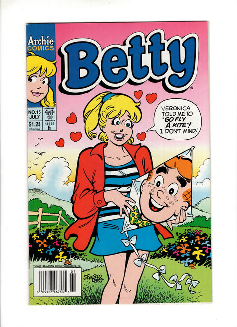 Betty #15B (1994) Newsstand Archie Comic Publications 1994