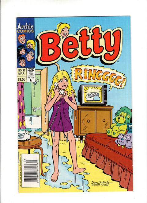 Betty #23B (1995) Newsstand Archie Comic Publications 1995