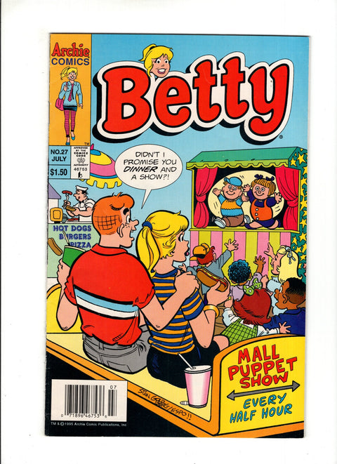 Betty #27B (1995) Newsstand  Archie Comic Publications 1995