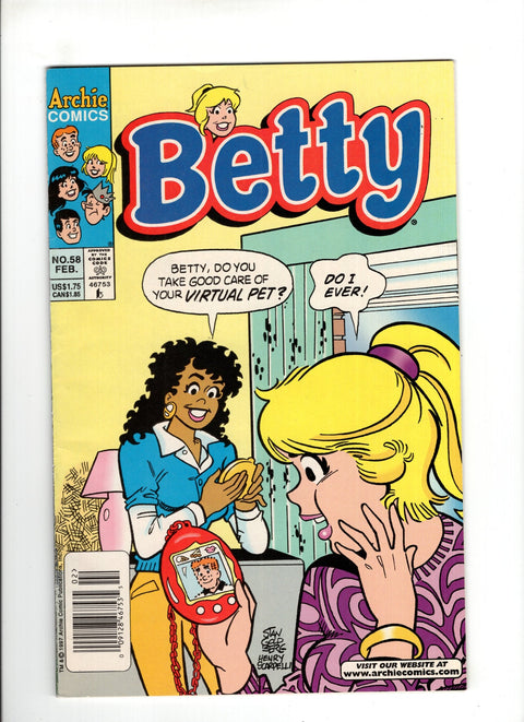 Betty #58B (1998) Newsstand Archie Comic Publications 1998