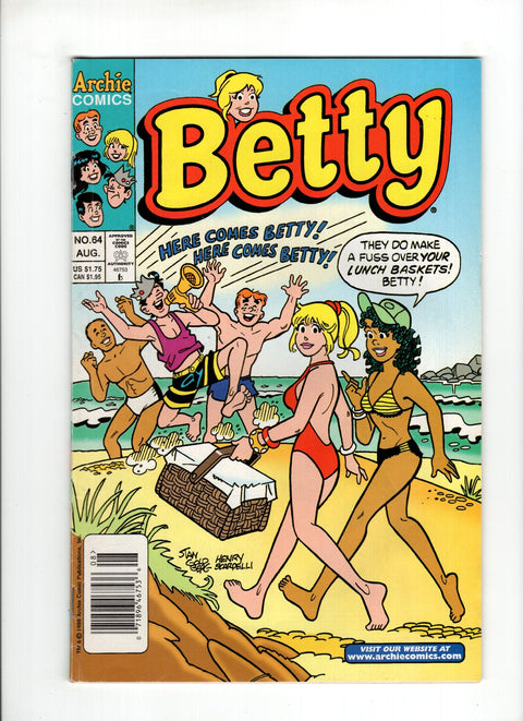 Betty #64B (1998) Newsstand Archie Comic Publications 1998