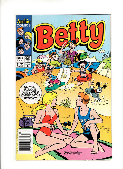 Betty #9B (1993) Newsstand Archie Comic Publications 1993