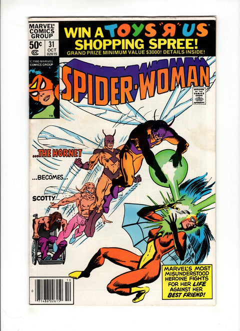 Spider-Woman, Vol. 1 #31B (1980) Marvel Comics 1980