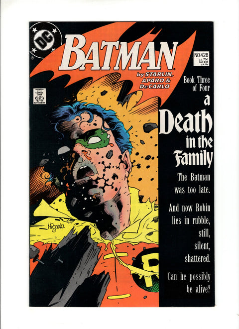 Batman, Vol. 1 #428A (1988) Death of Robin (Jason Todd) Death of Robin (Jason Todd) DC Comics 1988