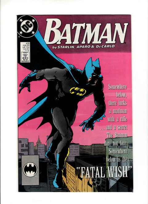 Batman, Vol. 1 #430A (1988)   DC Comics 1988