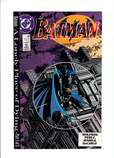 Batman, Vol. 1 #440A (1989) DC Comics 1989