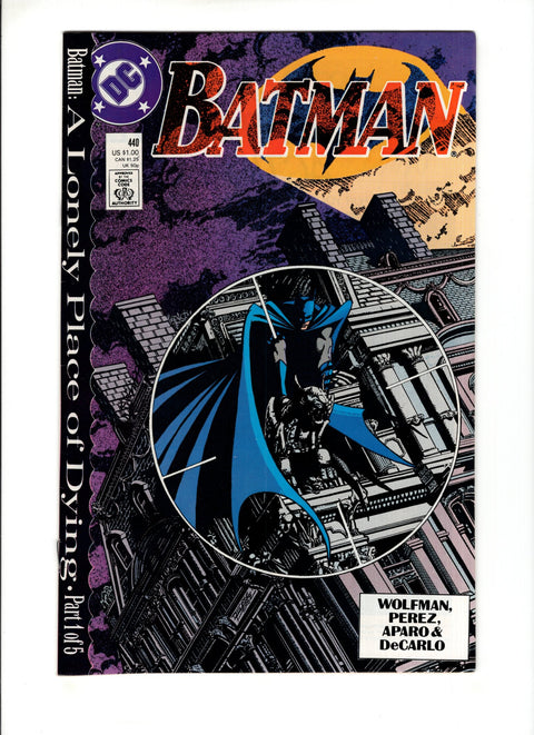 Batman, Vol. 1 #440A (1989) DC Comics 1989