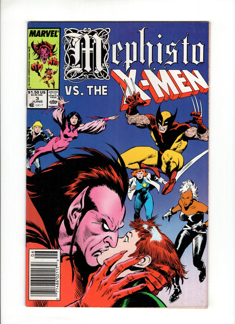 Mephisto vs #3B (1987) Newsstand Marvel Comics 1987