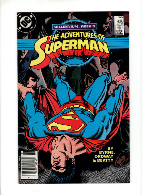 Adventures of Superman, Vol. 1 #436B (1988) Newsstand  DC Comics 1988