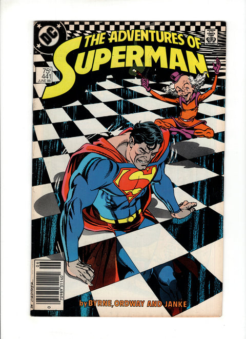 Adventures of Superman, Vol. 1 #441B (1988) Newsstand  DC Comics 1988