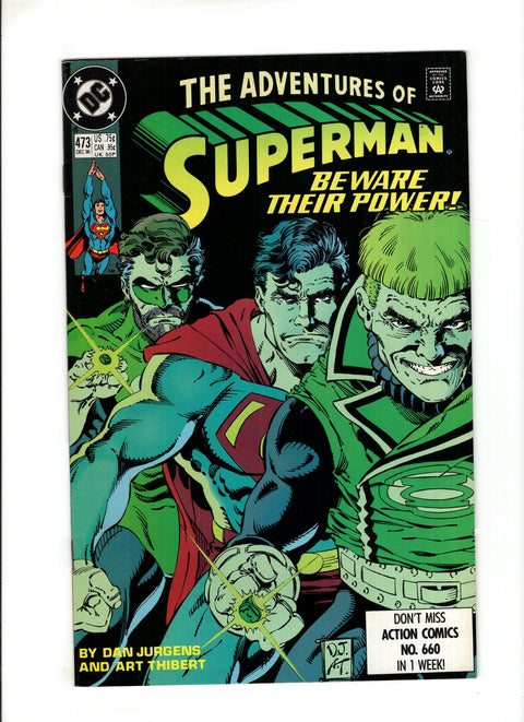 Adventures of Superman, Vol. 1 #473A (1990)   DC Comics 1990