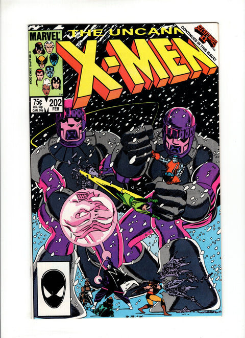 Uncanny X-Men, Vol. 1 #202A (1985) Marvel Comics 1985