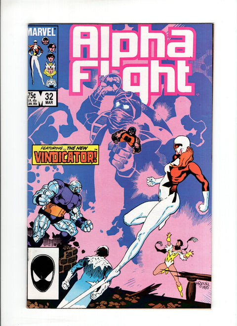 Alpha Flight, Vol. 1 #32A (1986) Marvel Comics 1986