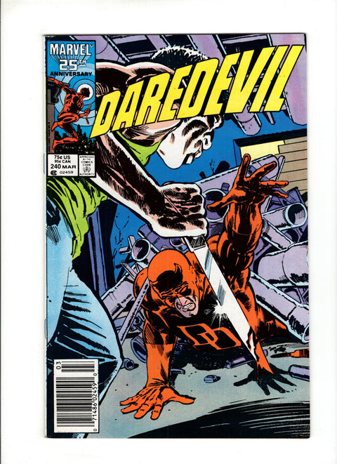 Daredevil, Vol. 1 #240B (1987) Newsstand  Marvel Comics 1987
