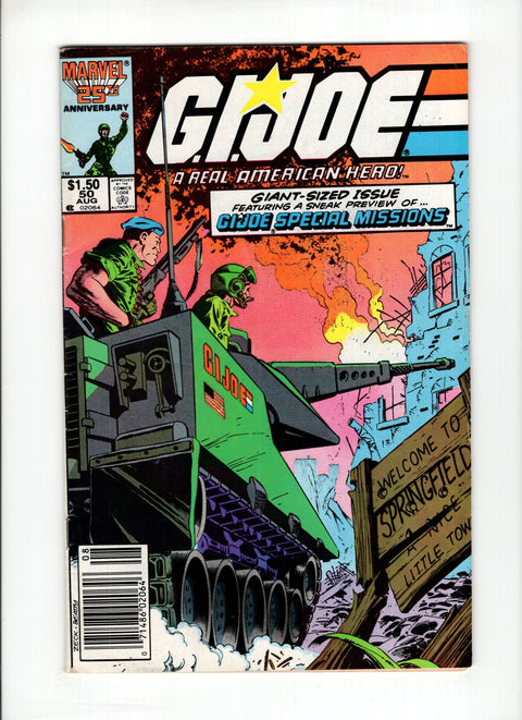 G.I. Joe: A Real American Hero (Marvel) #50C (1986) CPV Marvel Comics 1986