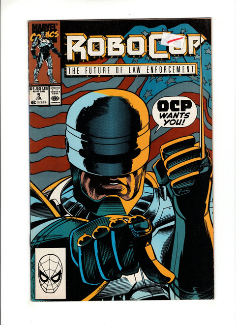 Robocop #5A (1990) Marvel Comics 1990