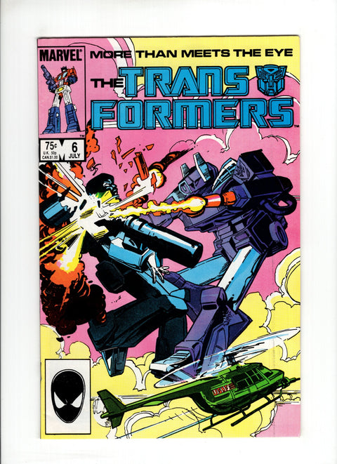 Transformers (Marvel) #6A (1985) Marvel Comics 1985