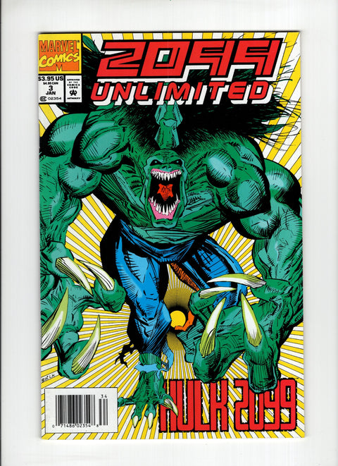 2099 Unlimited #3B (1994) Newsstand  Marvel Comics 1994