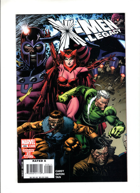 X-Men: Legacy, Vol. 1 #209A (2008) Marvel Comics 2008