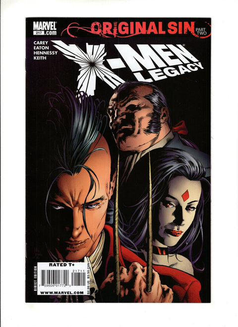 X-Men: Legacy, Vol. 1 #217A (2008) Marvel Comics 2008