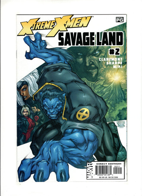 X-Treme X-Men: Savage Land #2 (2001) Marvel Comics 2001