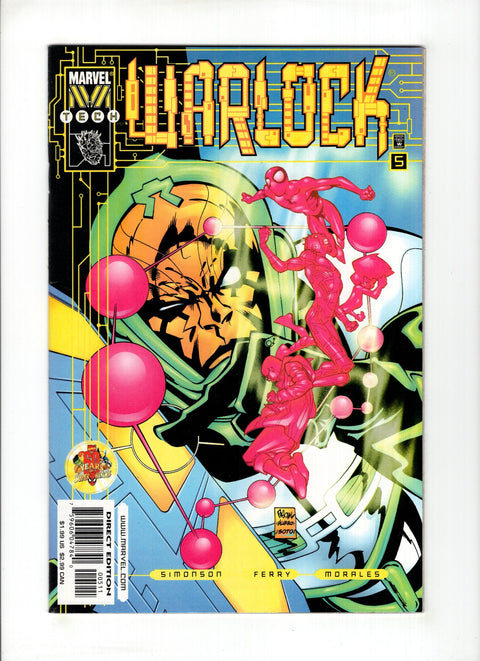 Warlock (Marvel Tech) #5 (1999) Marvel Comics 1999