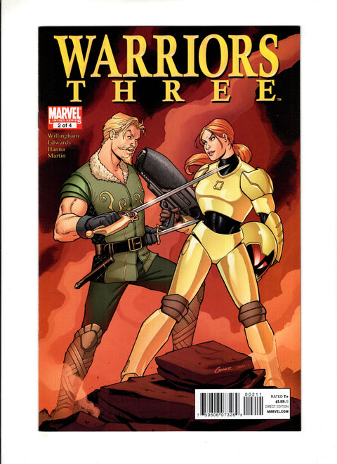 Warriors Three #2 (2010) Marvel Comics 2010