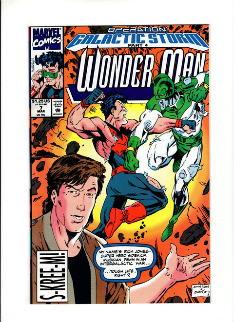 Wonder Man, Vol. 2 #7A (1992) Marvel Comics 1992