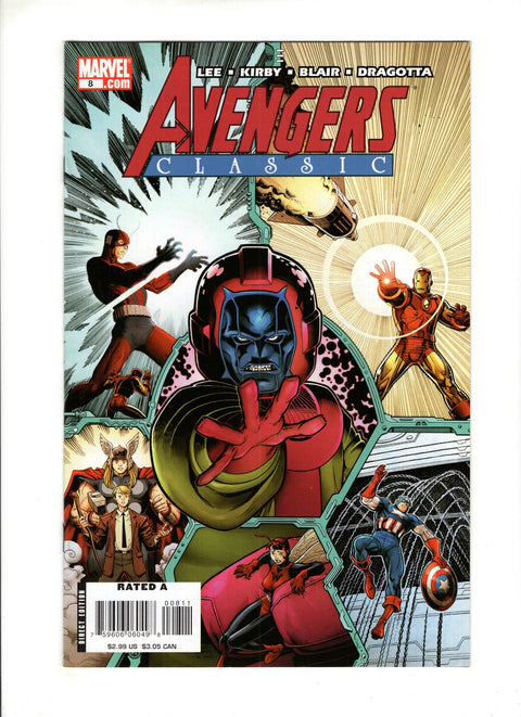 Avengers Classic #8 (2008) Reprints Avengers 8 1st Kang Reprints Avengers 8 1st Kang Marvel Comics 2008