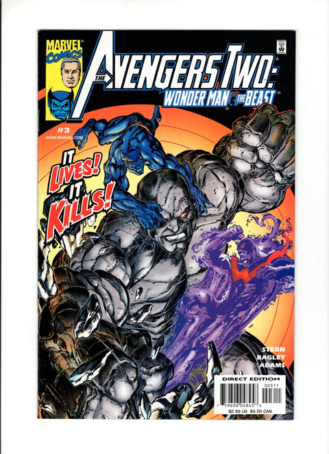 The Avengers Two: Wonder Man & the Beast #3 (2000) Marvel Comics 2000