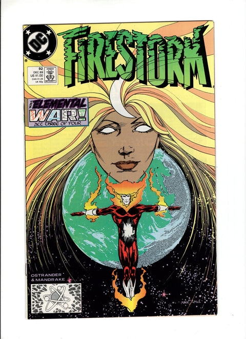 Firestorm, the Nuclear Man, Vol. 2 #92A (1989) DC Comics 1989