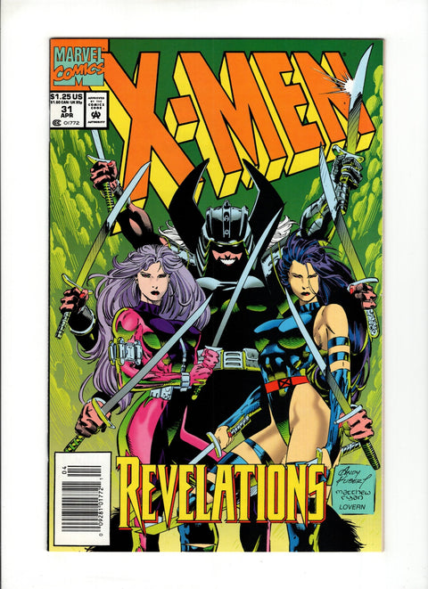 X-Men, Vol. 1 #31B (1994) Newsstand Marvel Comics 1994