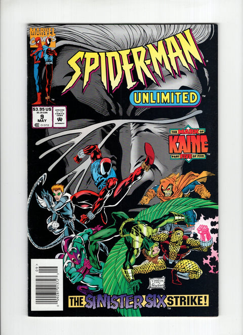 Spider-Man Unlimited, Vol. 1 #9A (1995) Newsstand Marvel Comics 1995