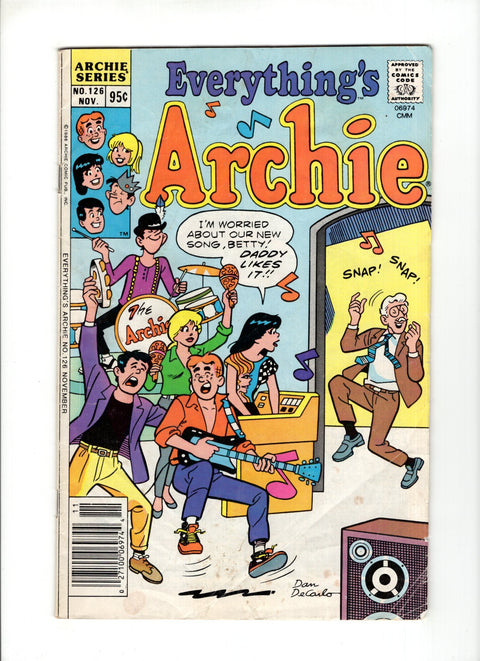 Everything's Archie #126A (1986)   Archie Comic Publications 1986