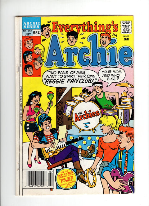 Everything's Archie #136A (1988) Archie Comic Publications 1988