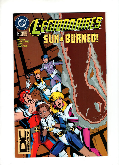 Legionnaires #29B (1995)DC Universe Corner Box DCU Logo DC Universe Corner Box DC Comics 1995