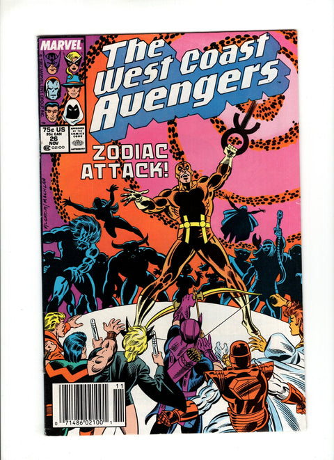 The West Coast Avengers, Vol. 2 #28B (1988) Newsstand Marvel Comics 1988
