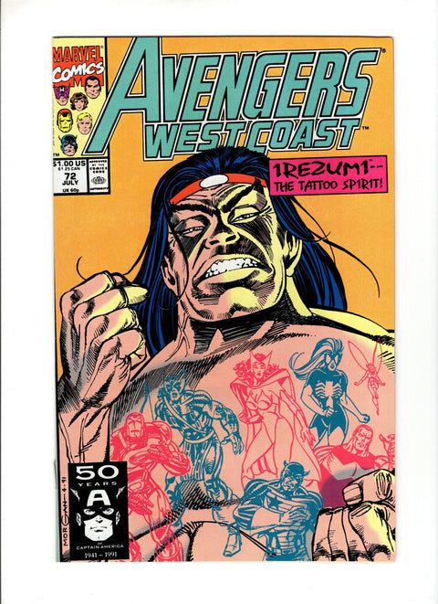 The West Coast Avengers, Vol. 2 #72A (1991) Marvel Comics 1991