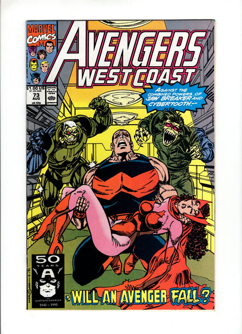 The West Coast Avengers, Vol. 2 #73A (1991) Marvel Comics 1991