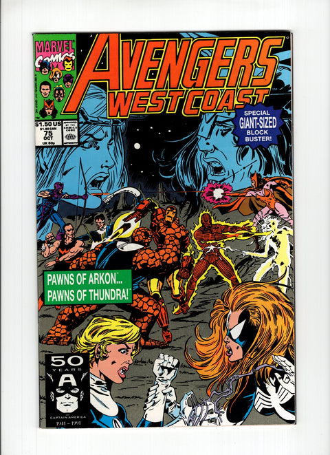 The West Coast Avengers, Vol. 2 #75A (1991) Marvel Comics 1991