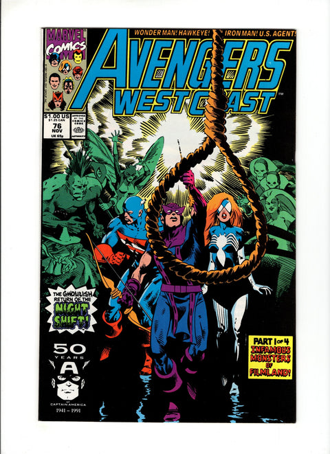 The West Coast Avengers, Vol. 2 #76A (1991) Marvel Comics 1991