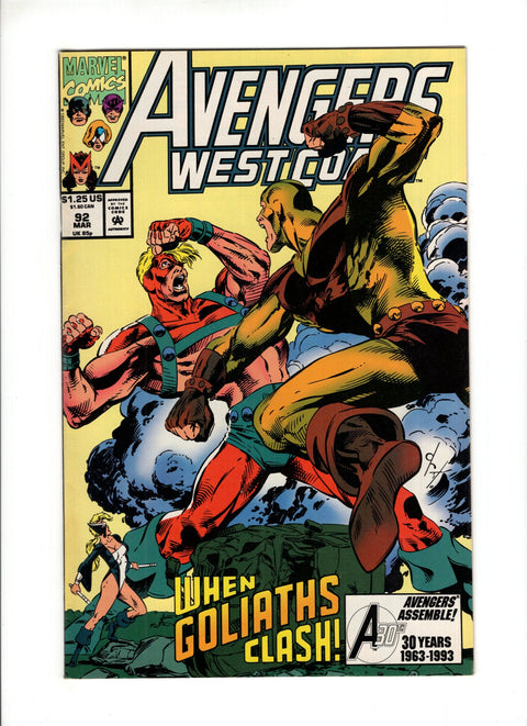 The West Coast Avengers, Vol. 2 #92A (1993) Marvel Comics 1993